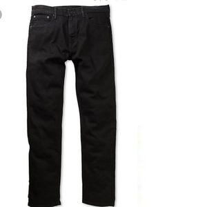 Levi's 508 Black Jeans 36x32 VGUC
